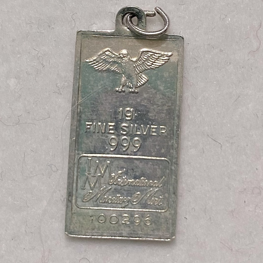 International Monetary Mint 1g silver bar